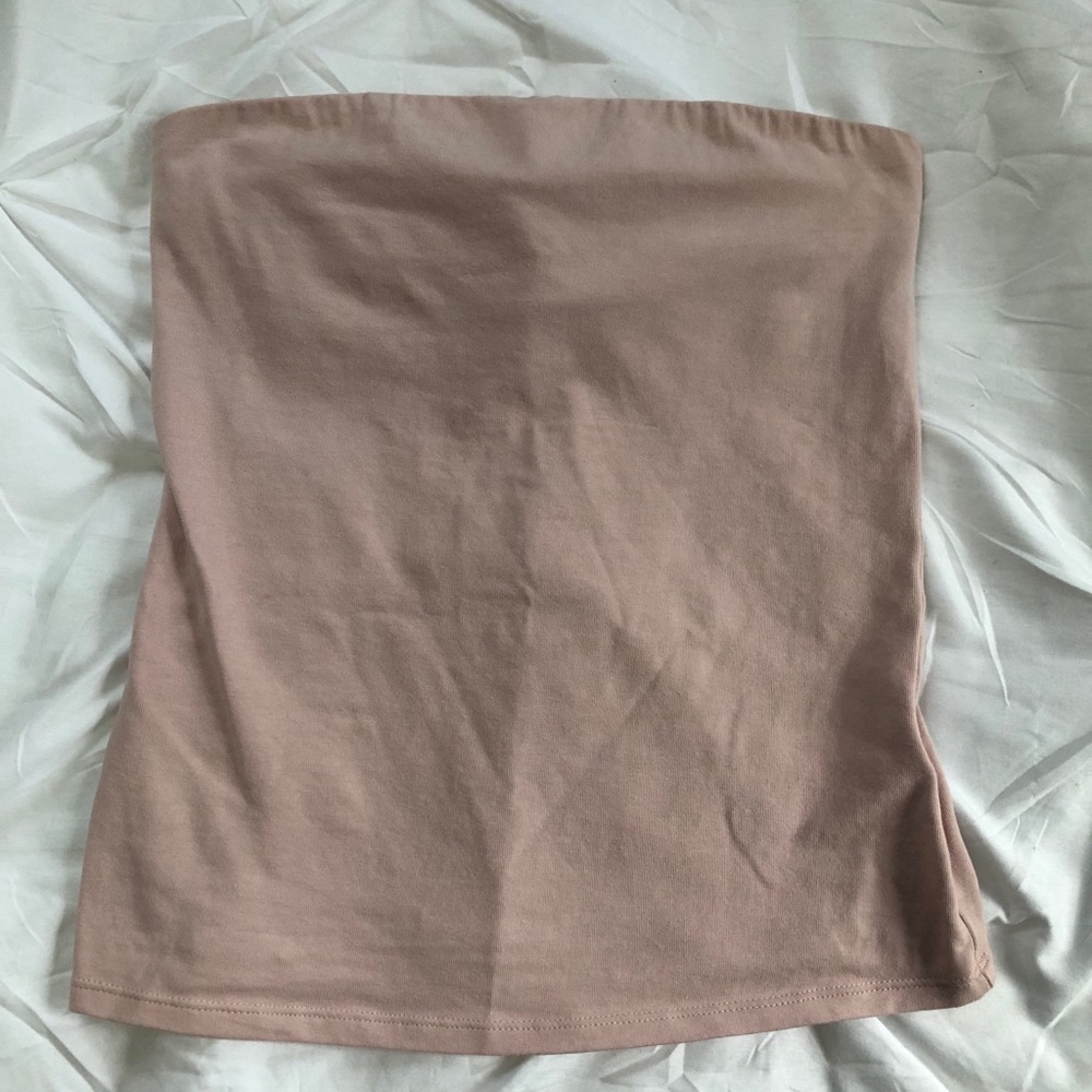 Express light pink tube top